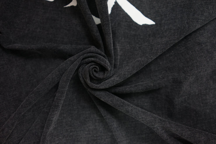 Kanji Cut-off shirt (Vintage Black)