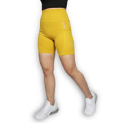 Seamless Shorts with Pockets (Yellow)