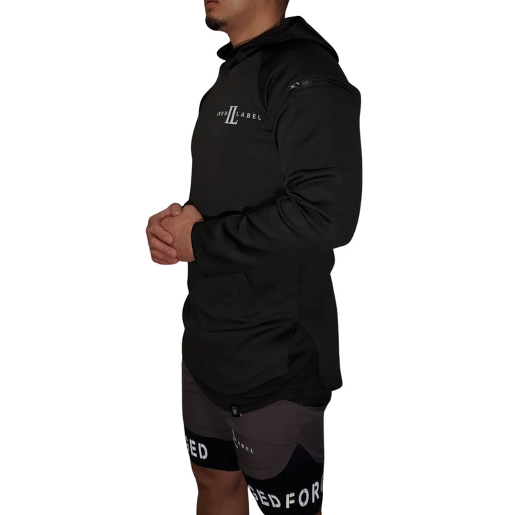 Premium iron label hoodie stretchable, anti shrink and breathable long lasting fabric.